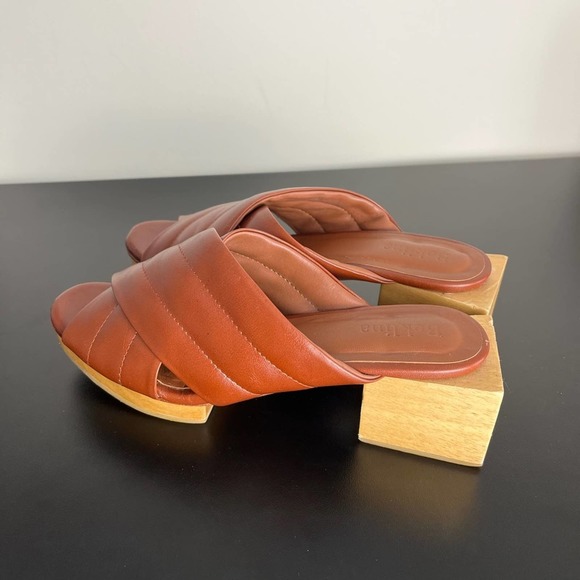 Beklina Matisse Criss-Cross Platform Slides (size 6.5) - Picture 4 of 9